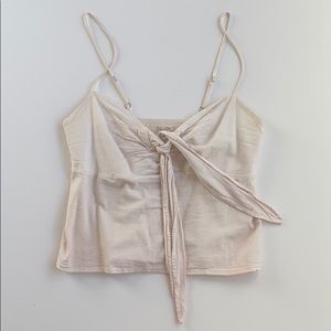 Brandy Melville tie-front top